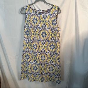 EUC Vintage? Betsy Johnson Patterned Sheath Sz 14